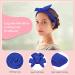 Heatless Curlers Set - 60 Extra-Long Hair Bands for Overnight Curls | Locken Winders for Medium to Long Hair (Dark Blue) - Buy Online on GoSupps.com