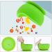 Hoseay Baby Feeding Bowls and Spoons Set | BPA-Free Silicone Toddler Weaning Kit with Suction Bowl | Easy Clean Children Tableware for Boys and Girls | Microwave & Dishwasher Safe - Green - Buy Online on GoSupps.com