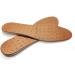 Leather Insole Invisible Increase Insoles - 1cm Height - Brown - for Casual Sneaker Sport Shoes - Men or Women - Buy Online on GoSupps.com