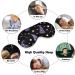 Starry Wizard Hats Sleep Mask Eye Cover for Sleeping Blindfold with Adjustable Strap Blocks Light Night Travel Nap for Men Women - Buy Online on GoSupps.com