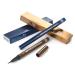 Vtrem 2 Pack Blue Eyeliner Pencil - Waterproof Navy Blue/Light Brown Liquid Eyeliner Pen Set for Smudge Proof, Long Lasting Makeup - Korean Glitter Liner Tools - Buy Online on GoSupps.com