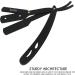 Tecto Premium Quality Matte Black Straight Cut Throat Razor for Moustache & Beard Shaving - Single Blade Professional Barber Razor with Travel Pouch - Buy Online on GoSupps.com