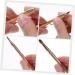 Buy Mipcase 4pcs Double Ended Lipstick Brush Set - Soft Lip Mask Applicators for Women | Aluminum Alloy Makeup Accessories - Buy Online on GoSupps.com