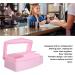 Nail Tool Cleaning Tray Multifunctional Long Life Easy Clean Makeup Tool Needle Cleaning Box for Travel (Pink) - Buy Online on GoSupps.com