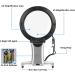 Reading Magnifier 6X Large Handsfree Neck Wear Magnifying Glass with Light 2LED Lamp Giant Desktop Magnifier for Reading Sewing Cross Stitch Repair - Buy Online on GoSupps.com