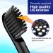 Toothbrush Replacement Heads for Colgate Hum - Compatible 360 Power Charcoal Brush Heads 8 Count - Deep Clean Black - Buy Online on GoSupps.com