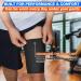 Thigh Compression Sleeves for Women & Men - Quad & Groin Pain Relief - Recovery Support Brace - Ideal for Running & Sports - Black (Size L) - Buy Online on GoSupps.com