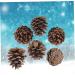 ABOOFAN 72 Pcs Xmas Pine Cone Ornaments Christmas Pine Cone Pine Cone Decorations Pine Needles Natural - Buy Online on GoSupps.com