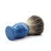 Edwin Jagger 1EJ333 Classic Dachshaar Shaving Brush - Handmade Peeling & Foam for Men & Women - Blue | International Shipping Available - Buy Online on GoSupps.com