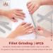 Darmlly 6 Pieces Stainless Steel Nail File Double-Sided Diamond Nail File Metal Nail File Manicure File for Family and Travel - Buy Online on GoSupps.com