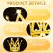 15Pcs Crown Cake Topper Gold Silver Mini Crowns Small Crystal Pearl Cupcake Toppers for Flower Arrangements Cupcake Baby Shower Birthday Party Wedding Decor Gold Silver - Buy Online on GoSupps.com
