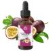 Maracuja Passion Fruit Oil 100% Pure & Cold Pressed | Lightweight Botanical Oil for Skin Hair & Nails | Adds Moisture Softens Cuticles & Enhances Natural Glow | Unrefined & Hexane-Free (2 oz) 2 Fl Oz (Pack of 1)
