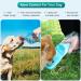 Portable Dog Drinking Bottle with Carabiner | Foldable Pet Water Dispenser for On-the-Go | Blue Outdoor Drinking Cup for Dogs - Buy Online on GoSupps.com