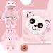 Minizone Baby Hooded Winter Romper with Footies and Hat | Girls Snowsuit Jumpsuit 3-6 Months Panda Design - Buy Online on GoSupps.com
