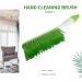 siyewio Bed Sheets Debris Cleaning Brush Soft Bristle Clothes Desk Sofa Duster Small Particles Hair Remover (Green) - Buy Online on GoSupps.com
