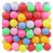 TADICK Assorted Color 50 Pack Beer Ping Pong Balls Washable Plastic Table Tennis Ball