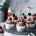 18pcs Glitter Dessert Cupcake Topper Cheer to Worldwide Popular Female Singer Concert Theme Decor Pick for Fan Men Women Boys Girls Happy Birthday Folklore Music Party Decorations Supplies - Buy Online on GoSupps.com