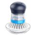 MR.SIGA Soap Dispensing Palm Brush Storage Set Kitchen Brush with Holder for Pot Pan Sink Cleaning 1 Set