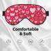 Valentine's Day Unisex Sleep Eye Mask | Soft Comfort Eye Shade for Travel Yoga & Shift Work - Buy Online on GoSupps.com