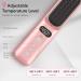Wireless Hair Straightener Brush - Portable Mini Hot Comb with Titanium Ceramic & Negative Ion 9 Temp Levels 30Min Auto Shut-Off - Perfect for Travel - Pink - Buy Online on GoSupps.com