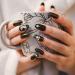 30pcs Alloy Silver Crown and Bow Nail Charms with Clear Rhinestone - Nail Art Accessories for Women and Girls - Buy Online on GoSupps.com