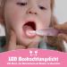 Seago SG2139 Pink Electric Toothbrush for Kids (0-6 Years) LED Light 8 Soft Brushes Rechargeable Smart Timer IPX7 Waterproof - Buy Online on GoSupps.com
