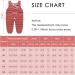 Panegy Kids Snow Pants | Water-Resistant Winter Bib Overalls for Toddlers | Insulated Ski Clothes for Boys & Girls | 9M-6Y | Rouge - Buy Online on GoSupps.com