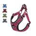 Suredoo dog harness for medium small dog puppies pets anti -train dishes no pull safety harness reflective breast harness Dog harness soft adjustable (s pink) s pink