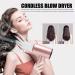Cordless Hair Dryer Portable Batterry Hairdryer Constant Temperature Hair Styling Tool Quick Drying Hair Care Dryer Quick Constant Temperature Hair Care Shower Mirrors (US Plug) US Plug Rose Gold - Buy Online on GoSupps.com