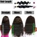 18" Afro Kinky Curly Clip in Human Hair Extensions DOUBLE WEFT #1B Natural Black (120g) - Buy Online on GoSupps.com