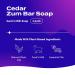 Zum Bar Cedar Goat's Milk Soap - 3 oz (3 Pack) | Natural Ingredients - Buy Online on GoSupps.com
