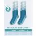 Buy Outdoormasters Women's Ski Socks - Breathable Thermal Over the Calf Design | 2 Pairs Anti-Slip Blue Winter Snowboarding Socks (Sizes 38-44) - Perfect for Outdoor Sports - Buy Online on GoSupps.com