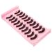 Ipetboom 10 Pairs Fake Eyelashes False Lashes Traffic Mirror Supple False Eyelashes Women Fake Lashes Lash Enhancements Shower Glass Door Stoppers Faux Lashes Extend Girl Fiber Fluffy
