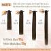 Ugeat Dark Brown Tape Hair Extensions 30 cm - 100% Remy Human Hair Seamless 20pcs 50g Natural Straight #4 - Buy Online on GoSupps.com