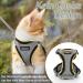Rabbitgoo Breakproof Cat Dishes & Adjustable Leash - Soft Harness & Reflective Vest for Cats Kittens Small Dogs & Rabbits - Gray XS (1 Pack) - Buy Online on GoSupps.com