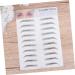 Angoily 2pcs 3d Eyebrow Stickers Suits Imitation Eyebrow Mold Kit Artificial Eyebrow Make up The Lazy Woman - Buy Online on GoSupps.com