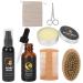 Kosdfoge 7-Piece Partial Beard Care Set for Men | Shampoo Oil Balm Brush & More | Perfect Christmas Gifts for Fathers - Buy Online on GoSupps.com