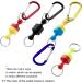 Boao 5-Piece Magnetic Net Release Holder Clip Keychain Hook for Fly Fishing - Metal Hooks - Buy Online on GoSupps.com