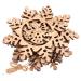 COHEALI 1 set Decorative Graffiti Themed Design Suspending Pendants Chip Pendant Painting Christmas Beige 7.80X7.80X0.20CM
