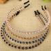 Handmade Rhinestone Headband for Women & Girls - Elegant 1 Row Rose Design - Buy Online on GoSupps.com