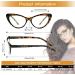 Stylish Cat Eye Reading Glasses for Women - 4 Pack Blue Light Blocking Eyewear | Spring Hinge Anti-Glare UV Protection | +1.50 Magnification - Buy Online on GoSupps.com