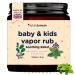 NaturallyMum Baby & Kids Vapor Rub Natural Chest Rub for Congestion Relief & Calmer Sleep Spearmint Eucalyptus & Lavender Menthol Free Safe for Babies 6m+ Made in UK
