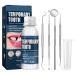 LINXINS Tooth Filling Repair Kit Temporary Tooth Filling Dental Repair Kit Teeth Filling Repair Kit Permanent with 4 Dental Tools Moldable False Teeth Repair Broken Teeth