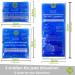 Lisacare Heat & Cool Pads - 5 Small Gel Pillows for Fast Pain Relief - Mini Cooling Packs for Kids - 12x8.5cm - Buy Online on GoSupps.com