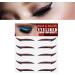 Glitter Eyeliner Stickers for Eyes | 5 Pairs Instant -Adhesive Eyeliner Stencil Glitter | Sticker Eyeliner Tool Makeup Eyeliner Stickers Winged Eyeliner Stencil for Eye Makeup Tool Tosier Orange Red (Five Pairs) - Buy Online on GoSupps.com