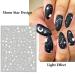 Luminous Nail Art Stickers - 6 Sheets 3D Self Adhesive Fire & Constellation Designs | Glow in the Dark Nail Decoration for Women & Girls - Buy Online on GoSupps.com