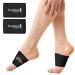 RooRuns Copper Arch Support Sleeves Compression Plantar Fasciitis Support Foot Wrap for Flat Feet Heel Spurs Fallen Arches for Women and Men (1 Pair)