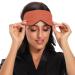 Haskirky Light Blocking Eye Mask Breathable and Adjustable Adult Men and Women Travel on Business Trips Yoga Meditation Light Smooth Comfortable Eye Mask Office Deep Sleep Goodies Pure Plain Brown - Buy Online on GoSupps.com