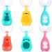 Honeydak 6 Pack Kids U Shaped Toothbrush 360 Toothbrush Age 2-6 Kids Silicone Whole Mouth Toothbrush Half Circle Toothbrush U Type Toothbrush for Toddlers Children 3 Styles (Classic Style)