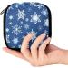 GIAPB Period Bag | Sanitary Napkin Storage & Makeup Pouch - Winter Snowflake Color4174 - Buy Online on GoSupps.com